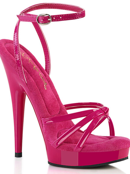 *6" Heel, 1" PF Wrap Around Knotted Strap Sandal