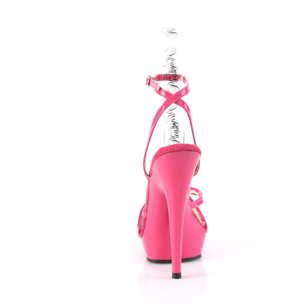 *6" Heel, 1" PF Wrap Around Knotted Strap Sandal - Image 4
