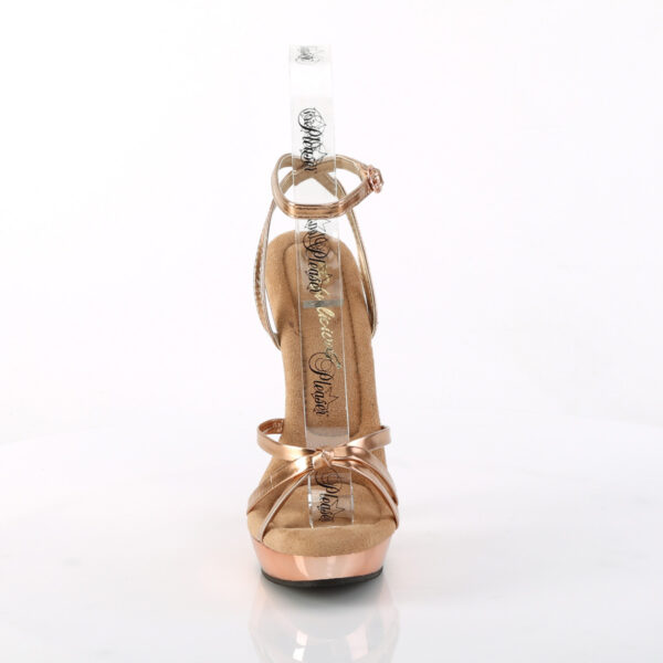 *6" Heel, 1" PF Wrap Around Knotted Strap Sandal - Image 2
