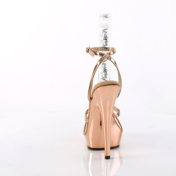 *6" Heel, 1" PF Wrap Around Knotted Strap Sandal - Image 4