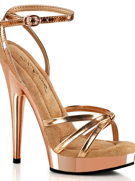 *6" Heel, 1" PF Wrap Around Knotted Strap Sandal