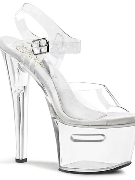 7" Heel, 2 3/4" PF Ankle Strap Sandal