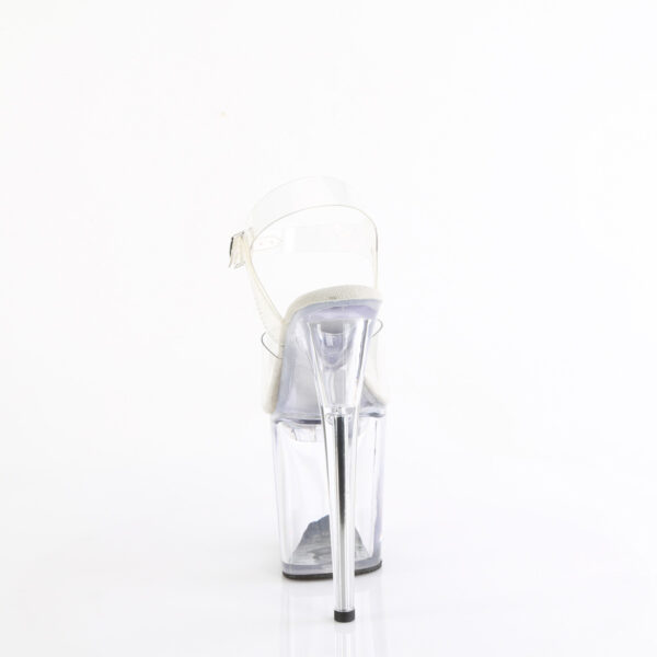 8" Heel, 4" PF Ankle Strap Sandal w/Accessible Compartment - Image 4