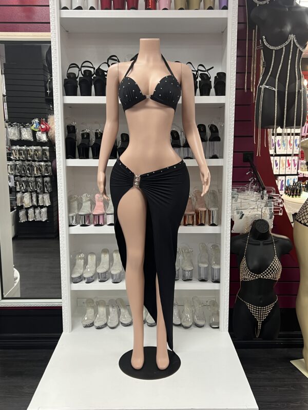 Black Candy Long Skirt Set