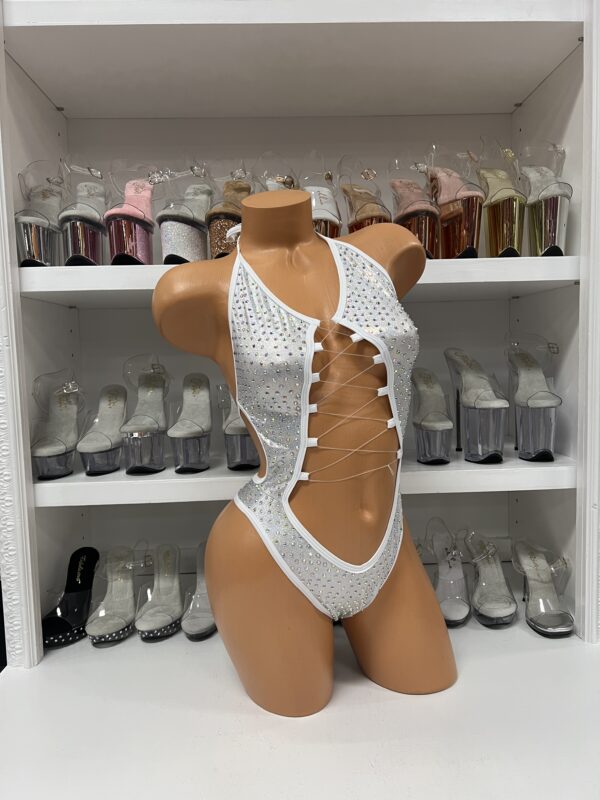 Rosie Solid Rhinestone Romper - Image 26