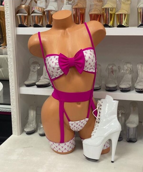 White Inspired 3pc Luna Set with Chaps