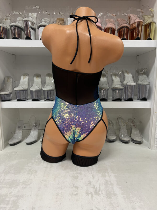 Sequin Keyhole Romper - Image 5