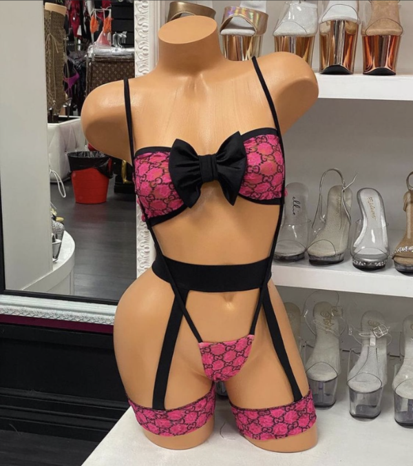 Hot Pink Inspired 3pc Luna Set with Chaps - Image 3