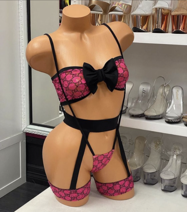 Hot Pink Inspired 3pc Luna Set with Chaps - Image 4