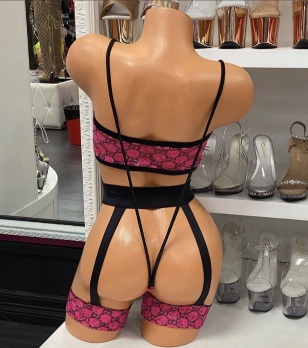 Hot Pink Inspired 3pc Luna Set with Chaps - Image 5