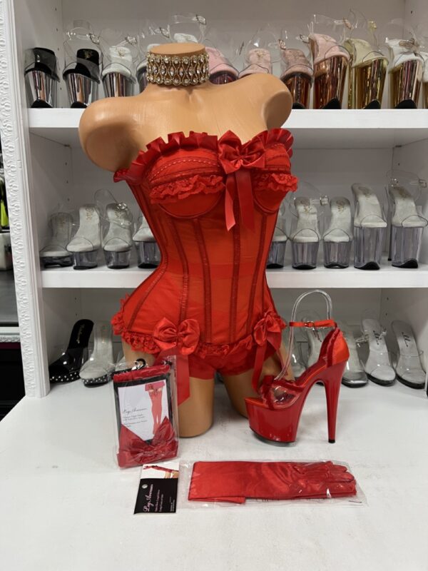Steel Bone Mesh Underwire Bustier