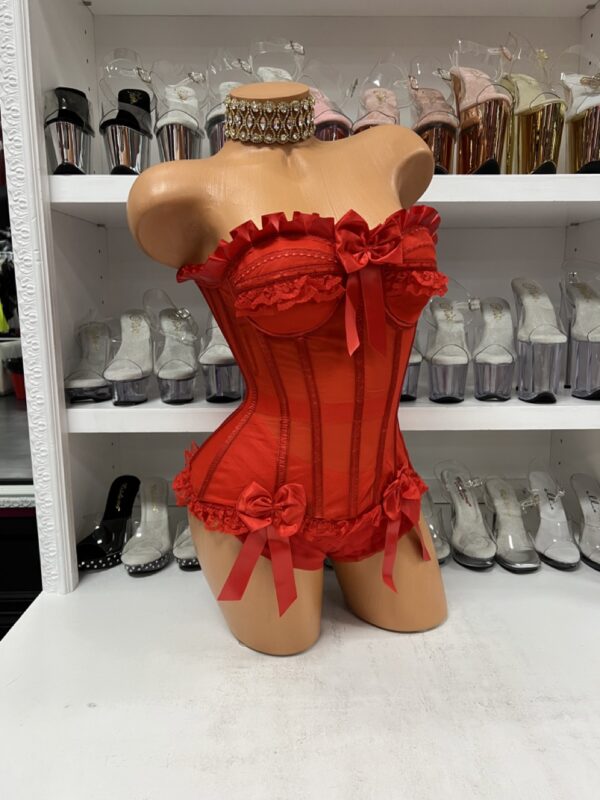 Steel Bone Mesh Underwire Bustier - Image 2