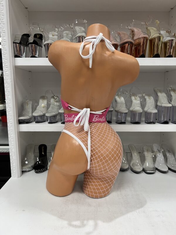 Inspired Fishnet One Leg Bikini Set - Image 5