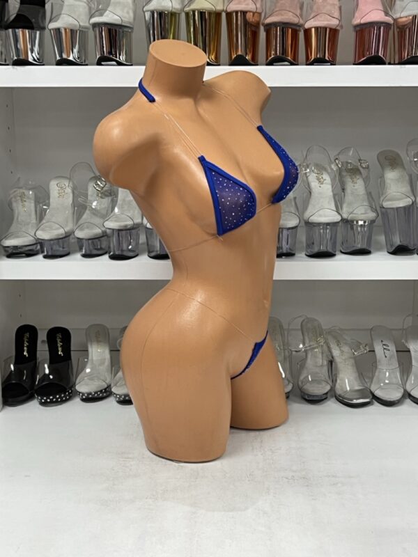 Royal Mesh Rhinestone Microkini - Image 3