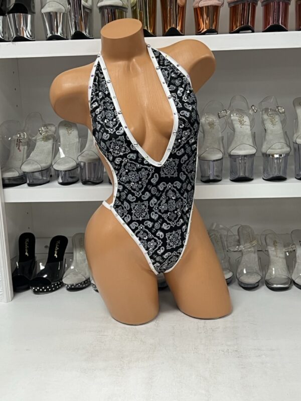 Black Bandana Bodysuit - Image 3