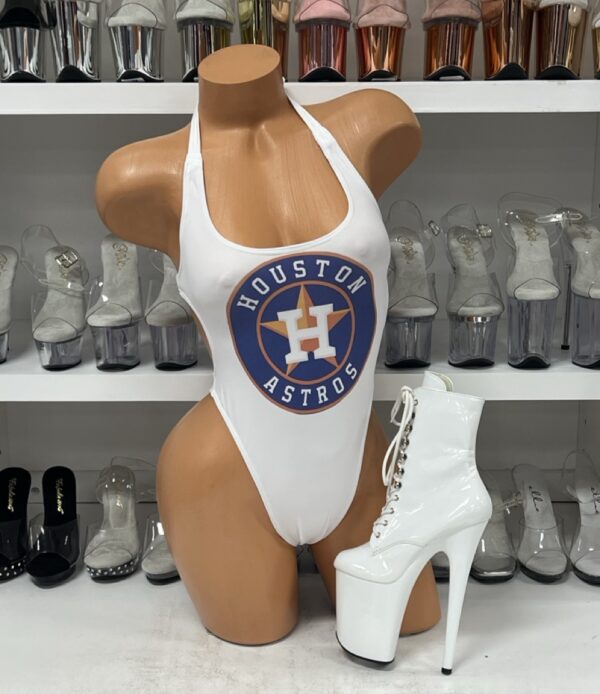 Houston Astros White Bodysuit