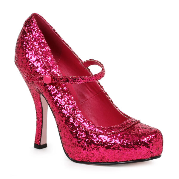 4 Glitter Mary Jane With 1Concealed Platform.