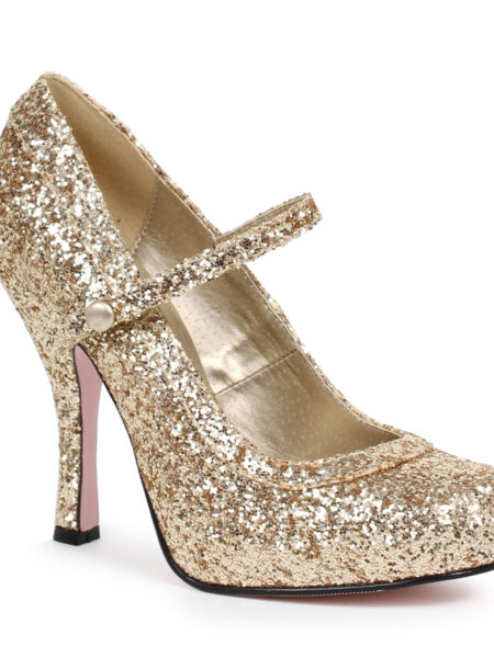 4 Glitter Mary Jane With 1Concealed Platform.