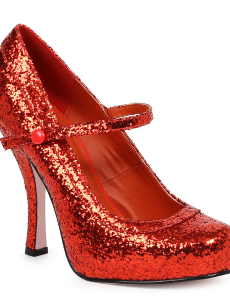 4 Glitter Mary Jane With 1Concealed Platform.