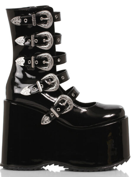 5 Chunky Platform Boot w/Buckles