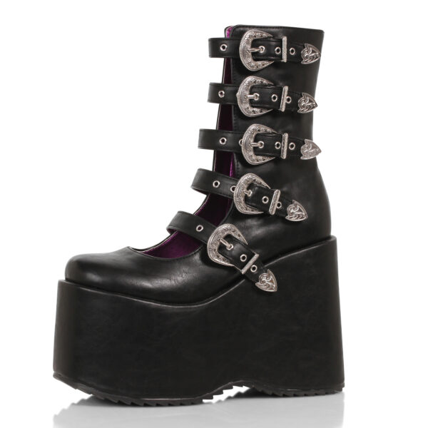 5 Chunky Platform Boot w/Buckles