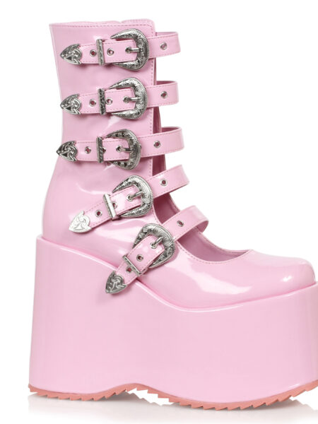 5 Chunky Platform Boot w/Buckles