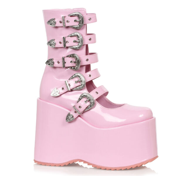 5 Chunky Platform Boot w/Buckles