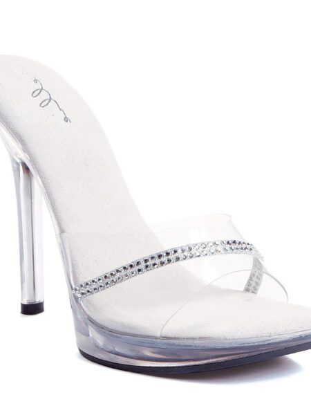 5 Heel Rhinestone Mule.