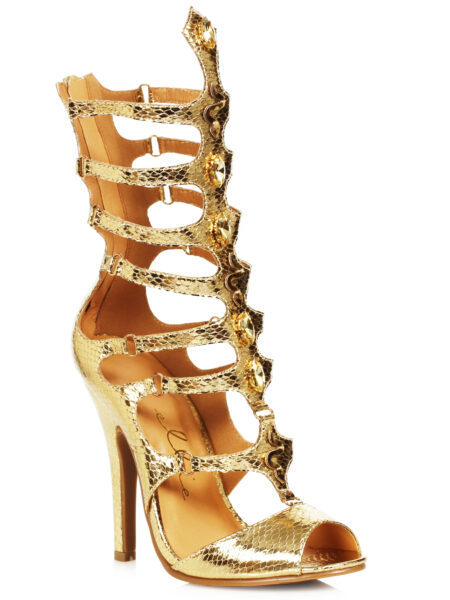 5Heel Gladiator Sandal with Jewels
