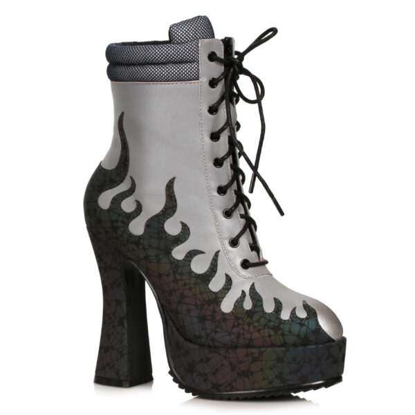 5.5 Heel Ankle Boot with Flame