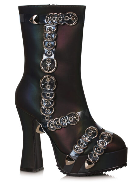 5.5Heel Ankle Boot with Metal Decor