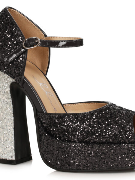 5.5Heel Open Toe Shoe With Ankle Strap