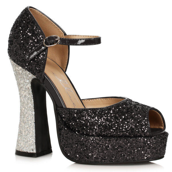 5.5Heel Open Toe Shoe With Ankle Strap