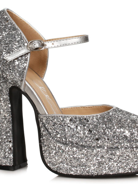 5.5Heel Open Toe Shoe With Ankle Strap