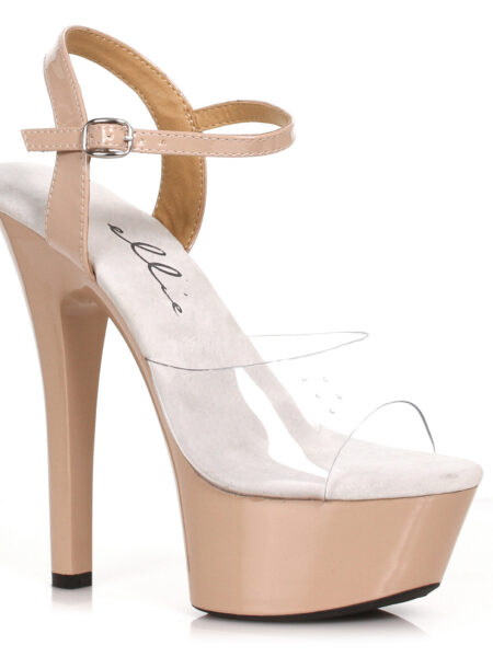 6 Heel Sandal with Ankle Strap 