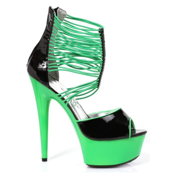 6 Neon Stiletto With Elastic Bandd
