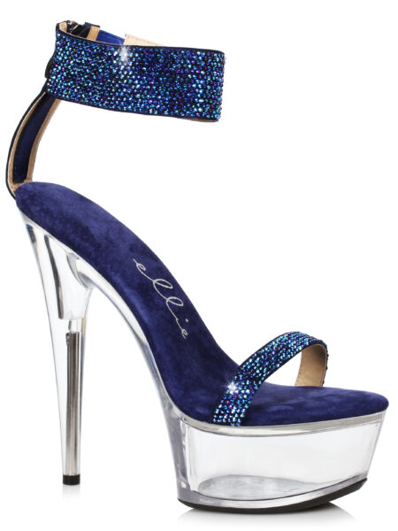 6 Stiletto With Rhinestone Strap