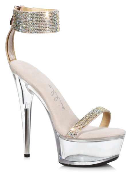 6 Stiletto With Rhinestone Strap