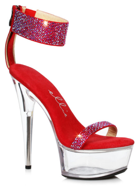 6 Stiletto With Rhinestone Strap