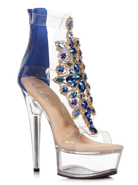 6 Stiletto With Rhinestone Upper