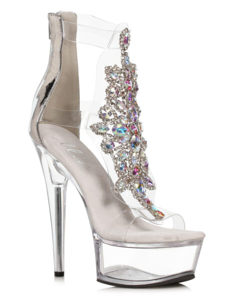 6 Stiletto With Rhinestone Upper