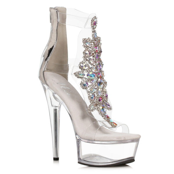 6 Stiletto With Rhinestone Upper