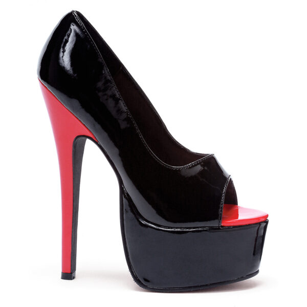 6.5 Stiletto Heel Open Toe Pump.