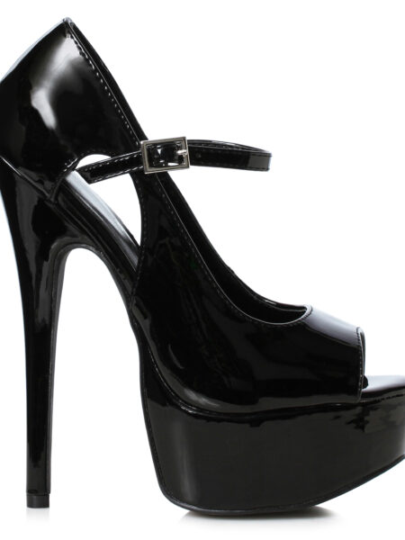 6.5 Stiletto Heel Open Toe Pump