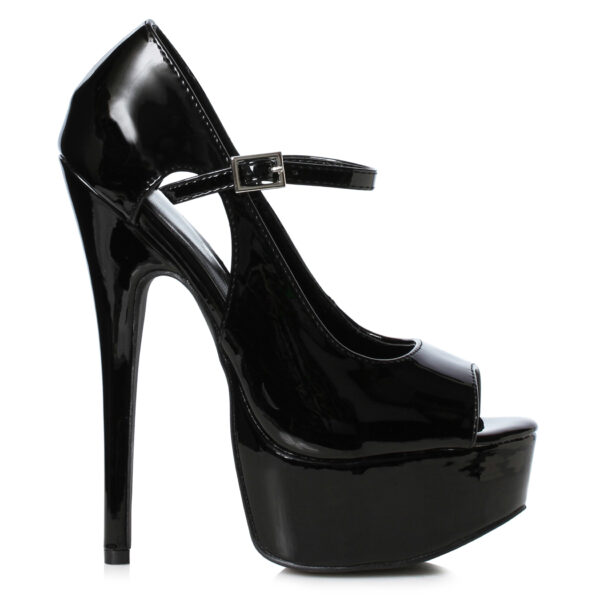 6.5 Stiletto Heel Open Toe Pump