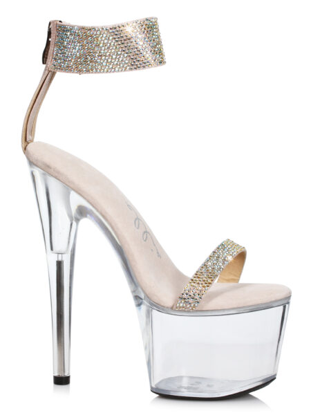 7 Stiletto With Rhinestone Strap