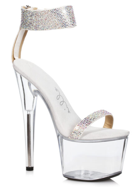 7 Stiletto With Rhinestone Strap