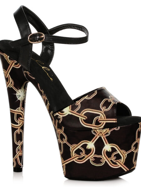 7 Stiletto W/Chain Design