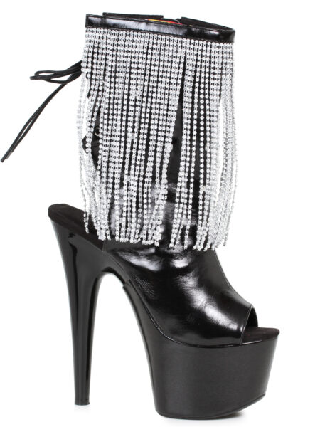 7 Platform Heel W/Fringe Light Up.
