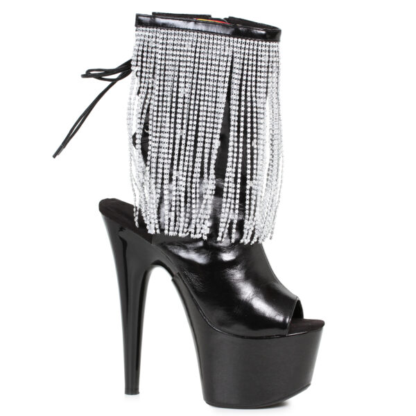 7 Platform Heel W/Fringe Light Up.